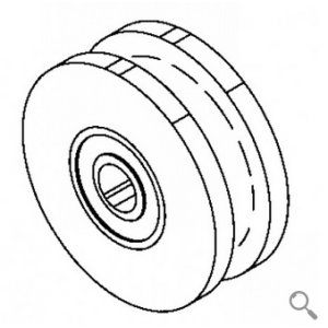 Carriage Wheel Assembly - OEM: 573165
